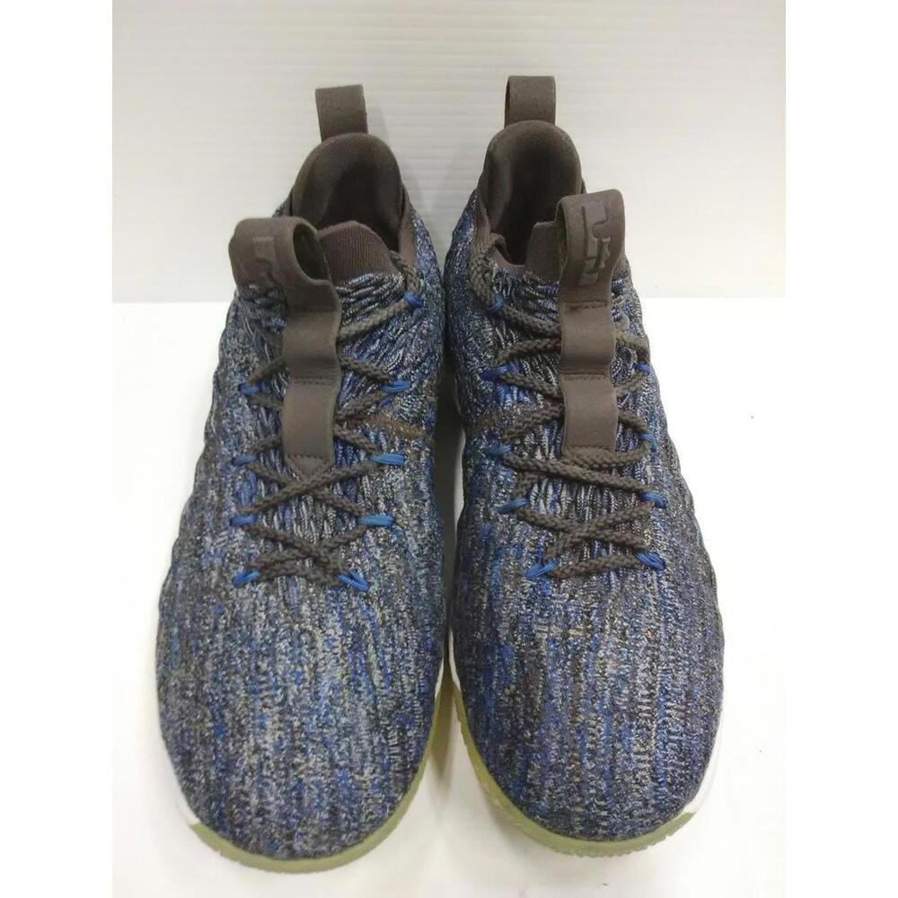 Nike LeBron 15 Low Shoes Mens Size 10.5 Blue Black Basketball Air Max AO1755 - Picture 2 of 11